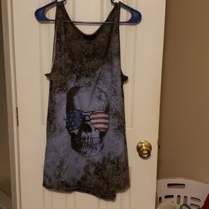 Skull Tank Top with studs.